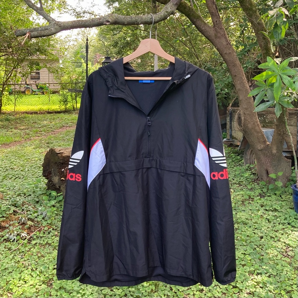 Half Zip Adidas Windbreaker